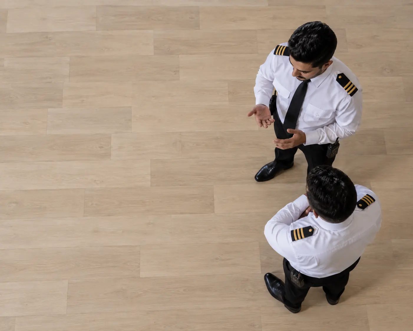 AlFursan AlOula officers during a shift handover